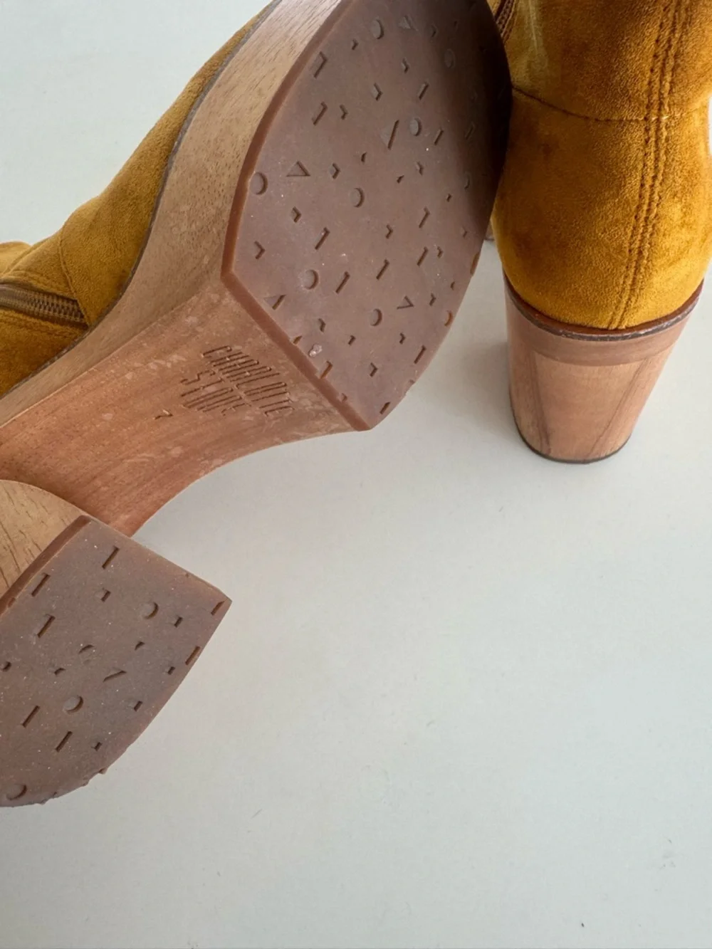 Charlotte Stone stine boots sz 7 - Picture 7 of 9